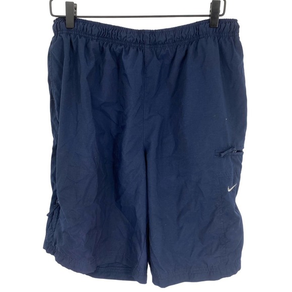 Nike Other - Nike board shorts men’s XL dark marina blue swim trunks side pocket Mesh Lining